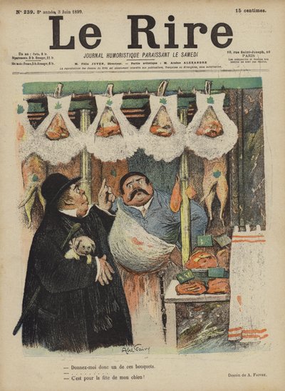 Kuvitus Le Rirelle tekijältä Jules Abel Faivre
