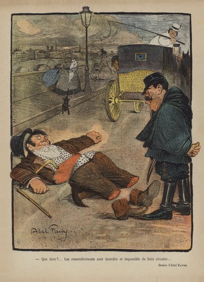 Kuvitus Le Rirelle tekijältä Jules Abel Faivre