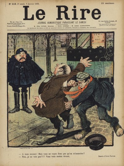 Kuvitus Le Rirelle tekijältä Jules Abel Faivre