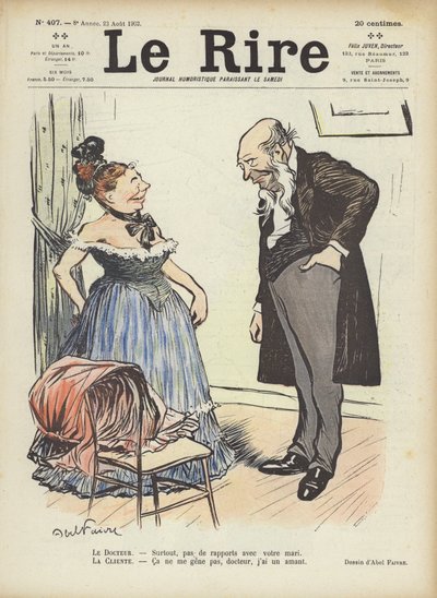 Kuvitus Le Rirelle tekijältä Jules Abel Faivre