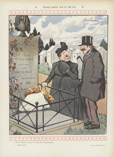 Kuvitus Le Rirelle tekijältä Jules Abel Faivre