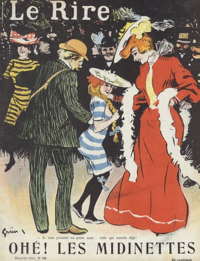 Kuvitus Le Rirelle tekijältä Jules Alexandre Gruen or Grun