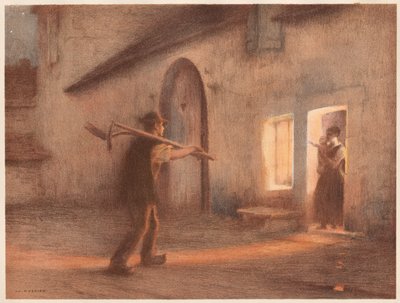 Paluu pelloilta, 1898-1899. tekijältä Jules Alexis Muenier