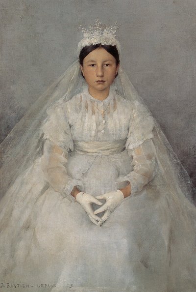 La Communiante tekijältä Jules Bastien Lepage