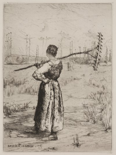 Paluu kentiltä (Retour des Champs) tekijältä Jules Bastien Lepage