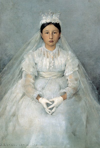 Kommunikaattori, 1875. tekijältä Jules Bastien Lepage