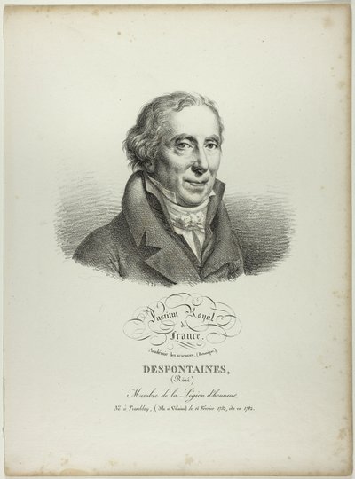 Réné Desfonatainesin muotokuva tekijältä Jules Boilly