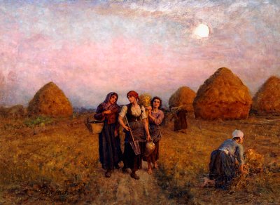 Aamunkoittotyö, 1900 tekijältä Jules Breton