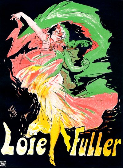Loïe Fuller -juliste, 1897. tekijältä Jules Cheret