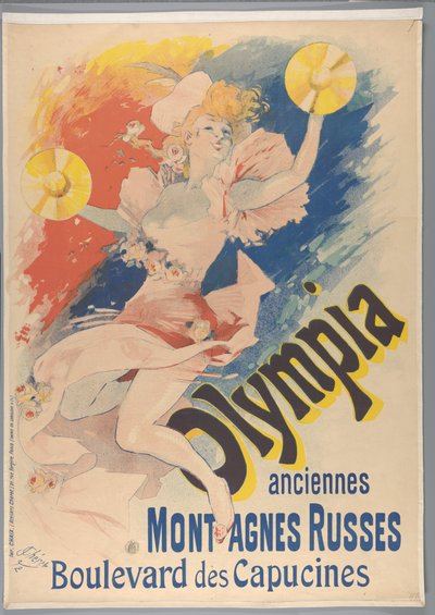 Olympia, Alte Russische Berge, 1892 tekijältä Jules Cheret