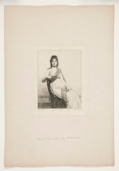 Rouva Verninac, n. Delacroix tekijältä Jules David
