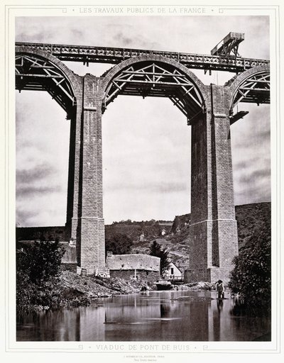 Pont de Buisin viadukti, n. 1876-1883 tekijältä Jules Duclos