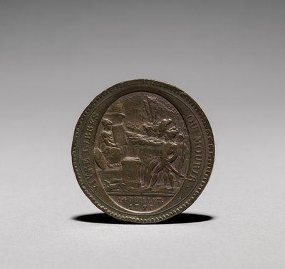 Mitali: Five Sols, Monneron Brothers, Pariisi, 1792 kääntöpuoli. tekijältä Jules Dupré
