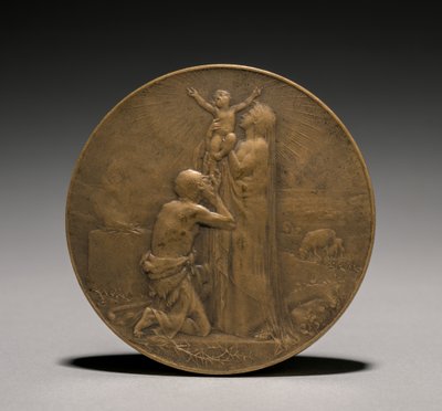 Mitalin etupuoli, 1800-luku. tekijältä Jules Dupré
