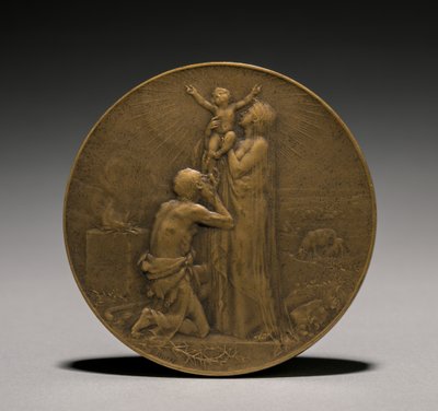 Mitalin etupuoli, 1800-luku. tekijältä Jules Dupré