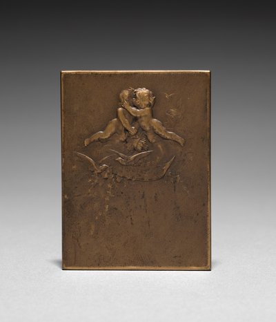 Medaljonin kääntöpuoli. tekijältä Jules Dupré