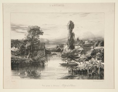 Vue-palkinto Alenconissa; alkaen L tekijältä Jules Dupré