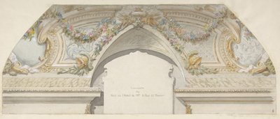 Suunnittelu Hôtel de Treviselle, Pariisi, 1800-luvun toinen puoli. Tekijät: Jules-Edmond-Charles Lachaise, Eugène-Pierre Gourdet. tekijältä Jules Edmond Charles Lachaise and Eugène Pierre Gourdet