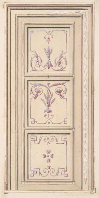 Suunnittelu kattoon, 1800-luvun toinen puoli. Tekijät: Jules-Edmond-Charles Lachaise, Eugène-Pierre Gourdet. tekijältä Jules Edmond Charles Lachaise and Eugène Pierre Gourdet