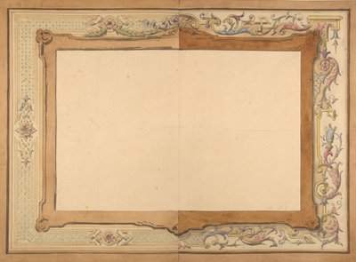 Suunnittelu kattoon, 1800-luvun toinen puoli. Tekijät: Jules-Edmond-Charles Lachaise, Eugène-Pierre Gourdet. tekijältä Jules Edmond Charles Lachaise and Eugène Pierre Gourdet