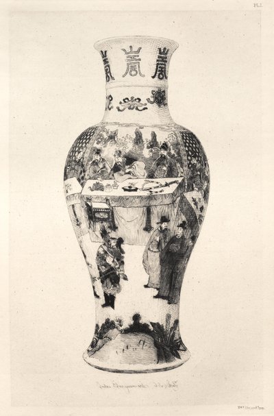 Keramiikkataiteen historia: Keramiikkatyötä kuvaava ja filosofinen tutkimus... Levy II, 1877. tekijältä Jules Ferdinand Jacquemart
