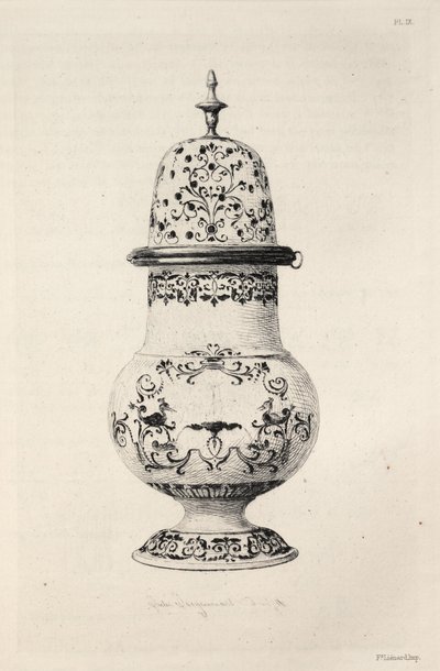Keramiikkataiteen historia: Kuvaava ja filosofinen keramiikkatutkimus...taulu IX, 1877. tekijältä Jules Ferdinand Jacquemart