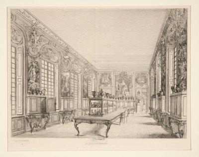 Le Cabinet des Medailles tekijältä Jules Ferdinand Jacquemart