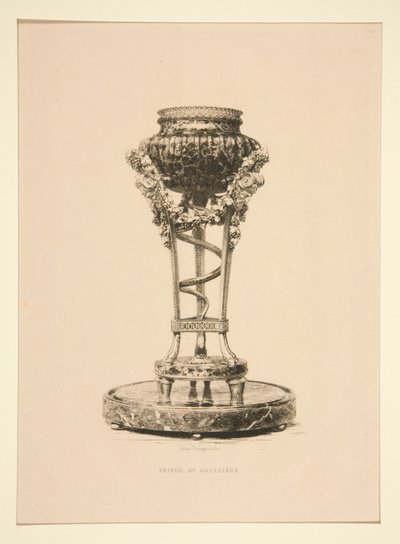 Kolmijalka (Gouthiere) tekijältä Jules Ferdinand Jacquemart