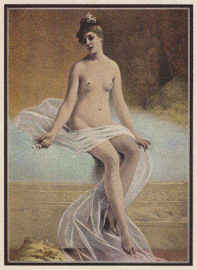 Hauraus (väri litho) tekijältä Jules Frederic Ballavoine