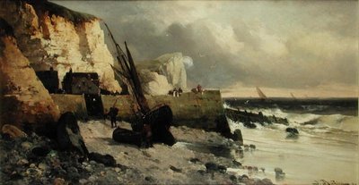 Kalastus aallonmurtajalta tekijältä Jules G Bahieu