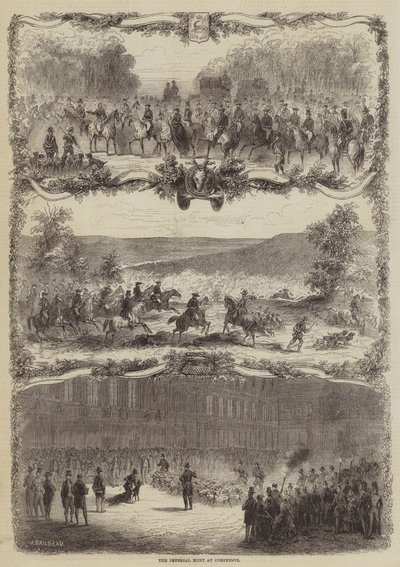 Imperiumin metsästys Compiegnessa tekijältä Jules Gaildrau