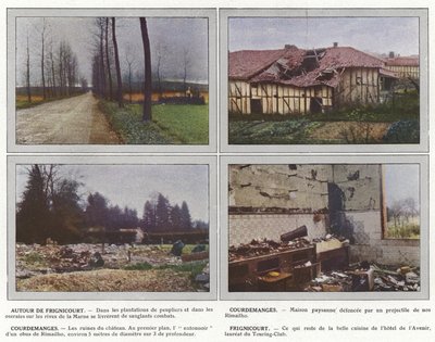 Frignicourtin, Courdemangesin, Courdemangesin ja Frignicourtin ympärillä tekijältä Jules Gervais Courtellemont