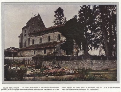 Favressen kirkko tekijältä Jules Gervais Courtellemont