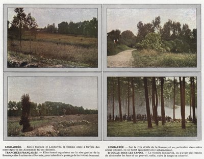 Lenharree, Lenharree, Tranchees Francaises, Bivouac Under the Frs tekijältä Jules Gervais Courtellemont