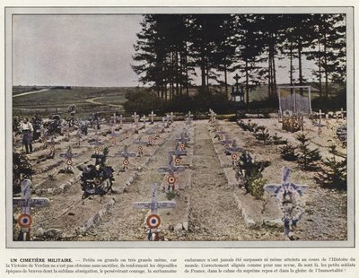 Sotilaallinen hautausmaa tekijältä Jules Gervais Courtellemont