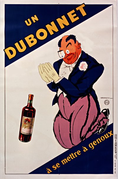 Dubonnet polvistumaan, 1932. tekijältä Jules Isnard Dransy