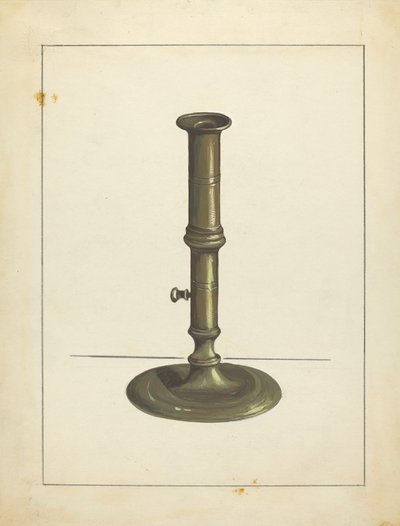 Kynttilänjalka, c. 1939. tekijältä Jules Lefevere