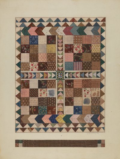 Patchwork Crib Quilt, 19351942. tekijältä Jules Lefevere