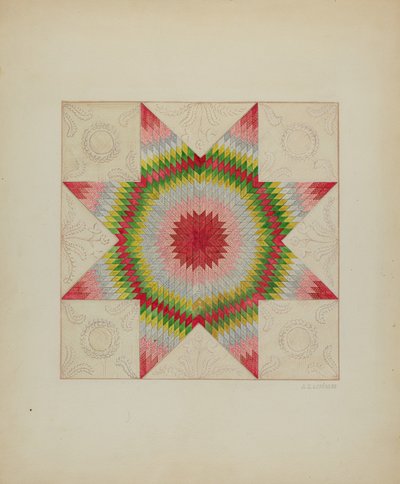 Patchwork Quilt, c. 1936. tekijältä Jules Lefevere