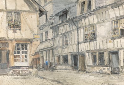 Näkymä Rue de Lamitielle tekijältä Jules Lessore