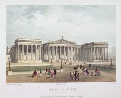 British Museum, Holborn, Lontoo, 1854 tekijältä Jules Louis Arnout