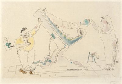 Kauneussalonki--"säästeliäs" tekijältä Jules Pascin
