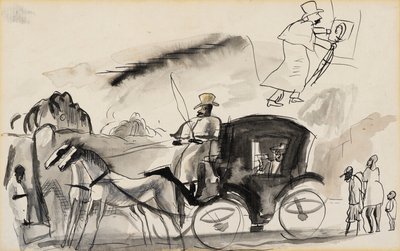 Figuurit ohjaamolla tekijältä Jules Pascin