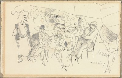 Figuurien kohtaus tekijältä Jules Pascin