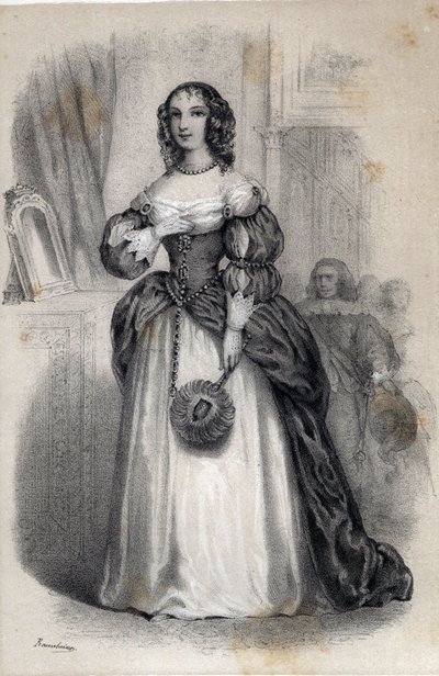 Prinsessa Palatine Anne Marie de Gonzague de Clevesin muotokuva tekijältä Jules and Raunheim Hermann David