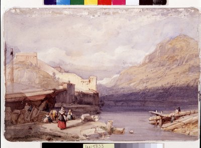 Maisema Pohjois-Italiasta tekijältä Jules Romain Joyant