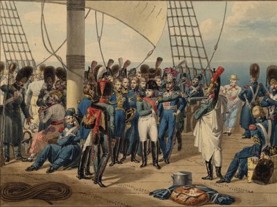 Napoleon palaa Elban saarelta, 1815 tekijältä Jules Vernet
