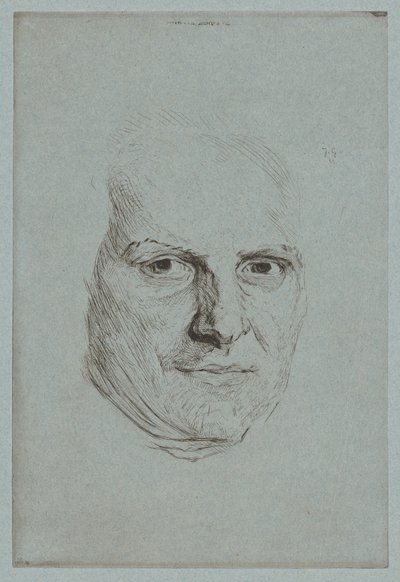 Abbé Raynalin naamio tekijältä Jules de Goncourt, after Maurice Quentin