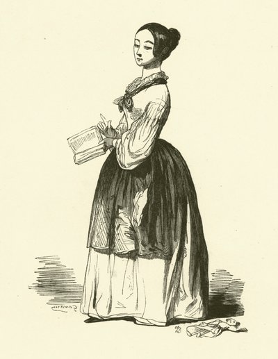 The Governess (kaiverrus) tekijältä Jules pseudonym for Gagne Jacques (after) Gagniet