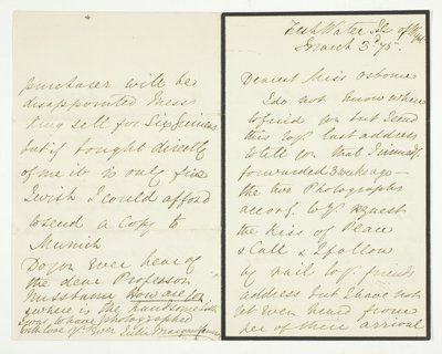 Omakätinen kirje tekijältä Julia Margaret Cameron